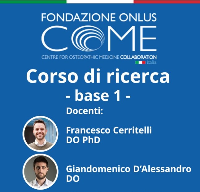 Corso di ricerca: condivido la co-docenza con il mio mentore Francesco Cerritelli
